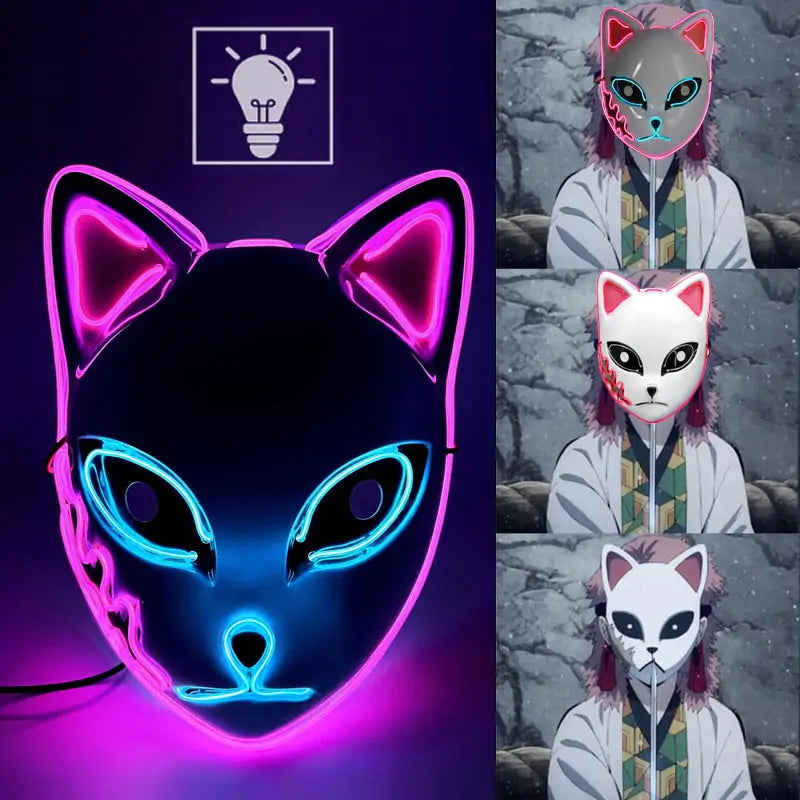 3 colors of the cat mask