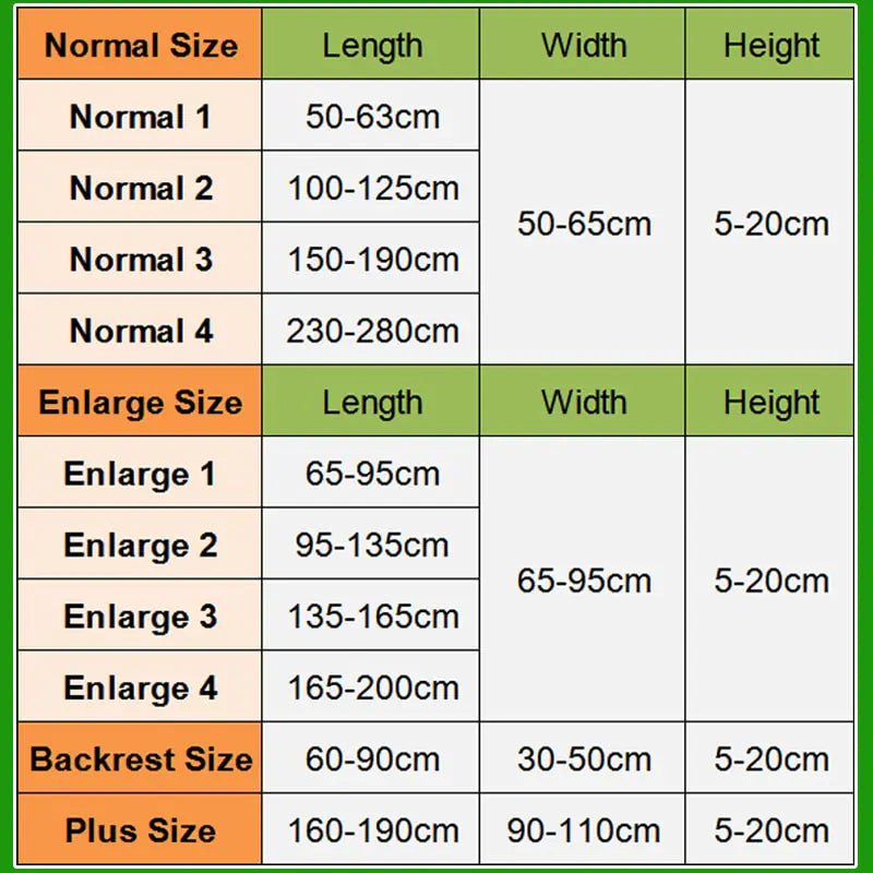 Sizing Chart