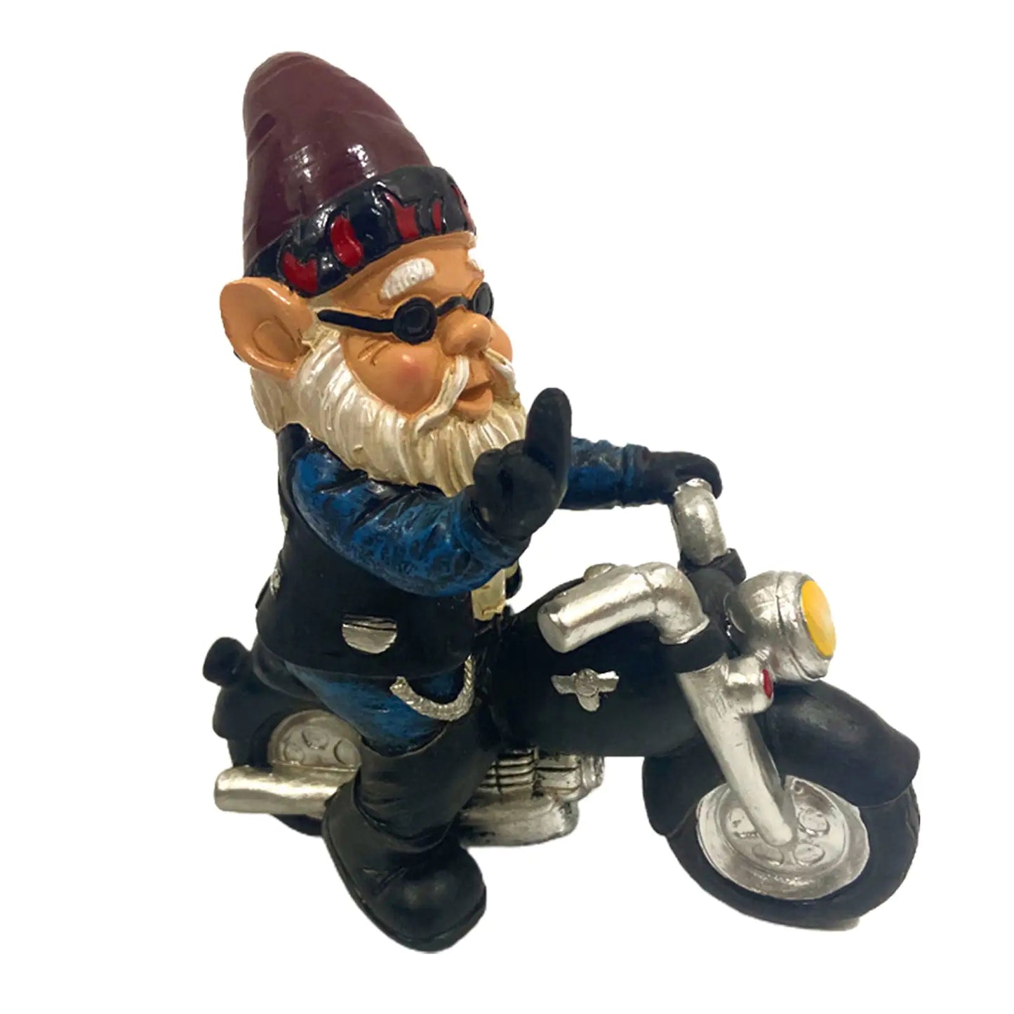 Gnome on a bike