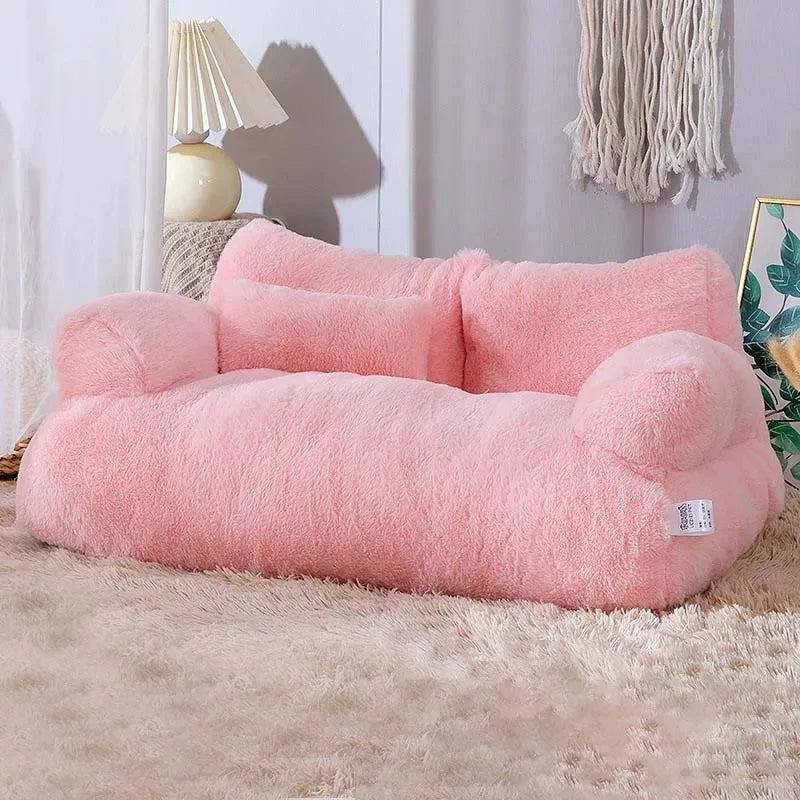 Pink cat sofa