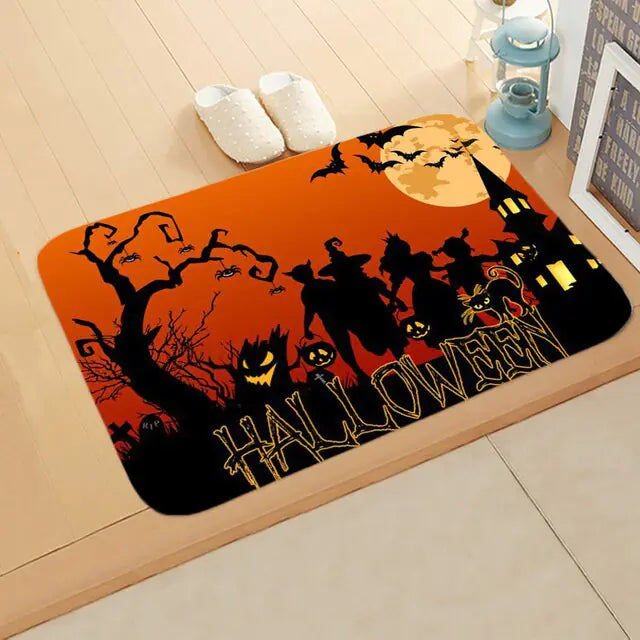 Halloween floor mat