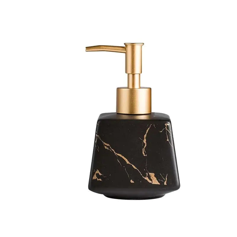 Black Marble Soap Dispenser