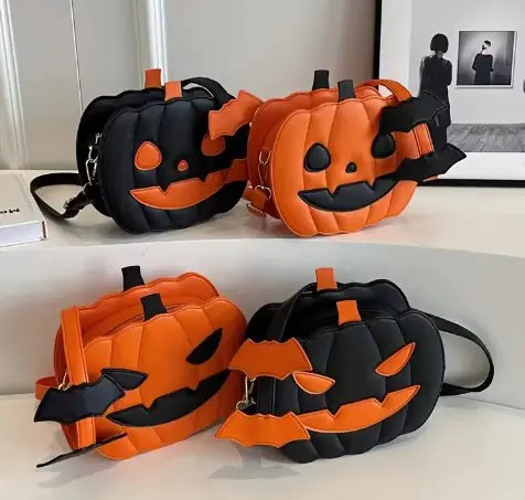 all 4 Halloween purses