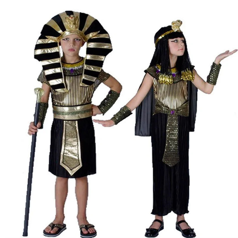 ancian Egypt prince and princess black costume