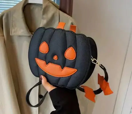 black pumpkin purse