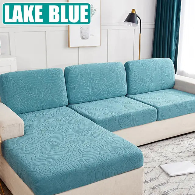 Lake blue sofa cover