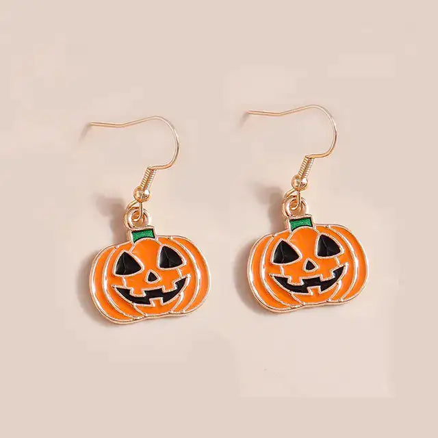 pumpkin earrings