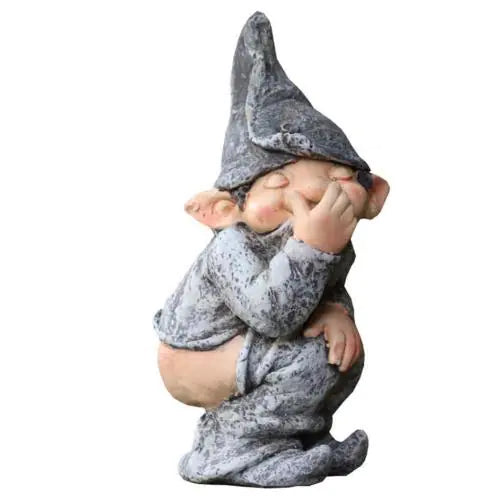 Farting Gnome with a white background