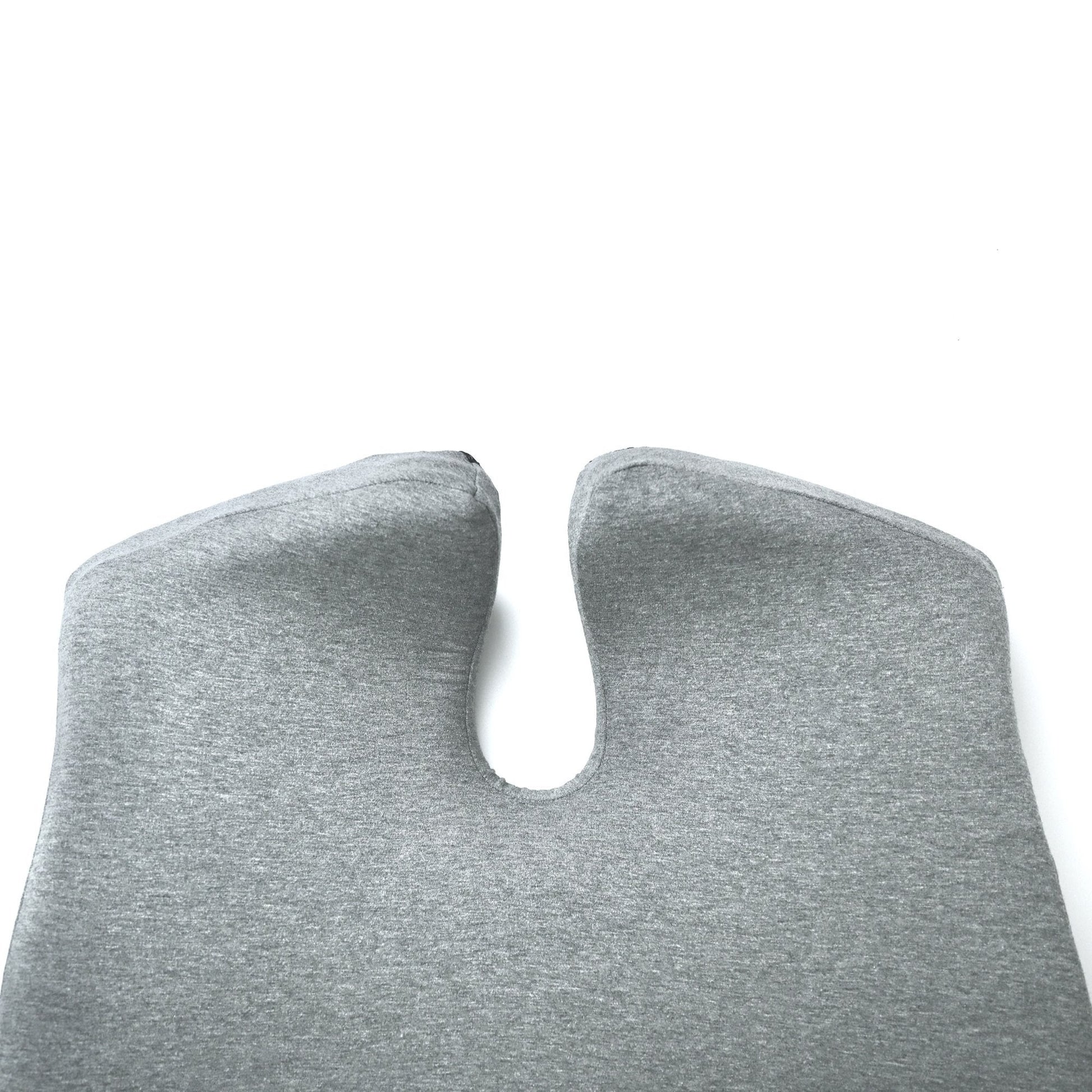 top view of grey cushion